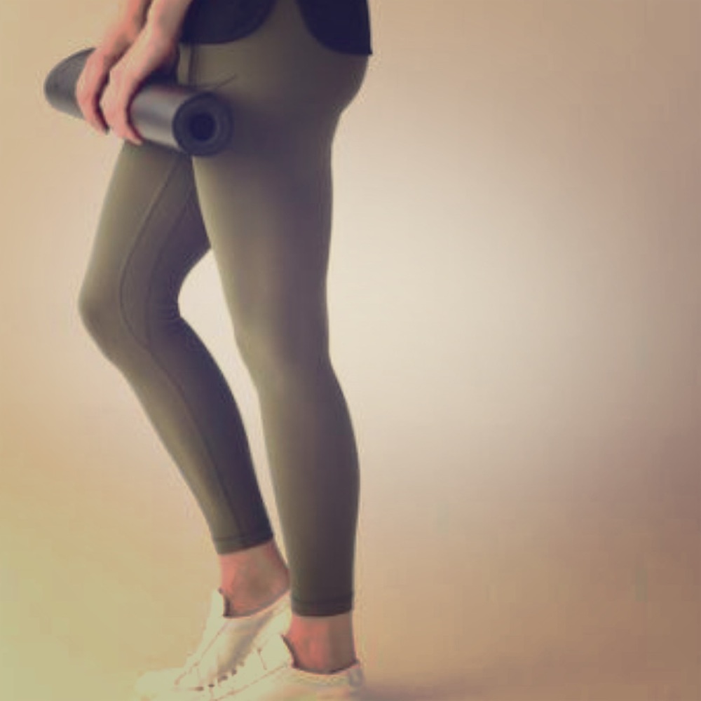 Align pants size 4 fatigue green